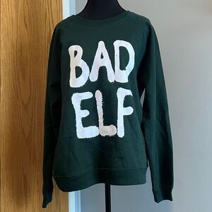 Wallflower Green and Red Sweater